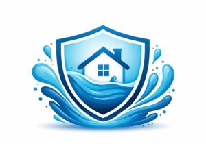 Water damage insurance logo design 2
